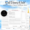 Travel Journal 4 Pack 1 - Create Your Own Walt Disney World Planner