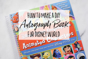 DIY Character Autograph Book for Walt Disney World