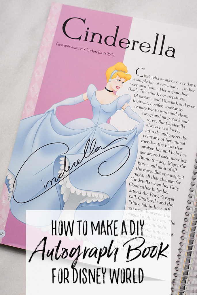 DIY Character Autograph Book - Dream Plan Fly