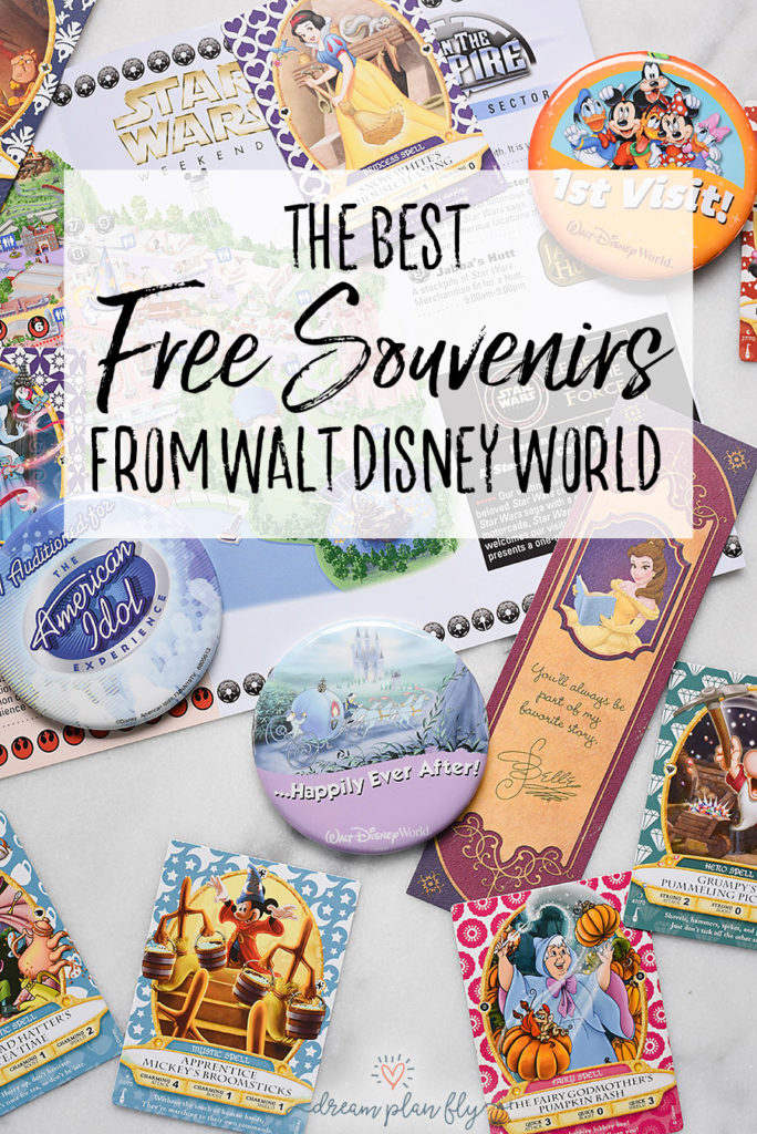 Best Free Souvenirs from Walt Disney World - Dream Plan Fly